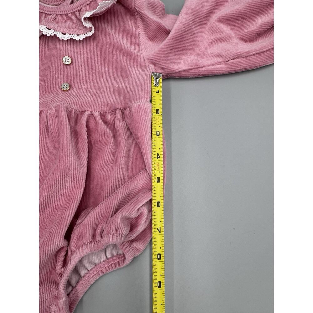 Ted Baker Girls Pink One Piece Romper Long Sleeve Size 12‎ Months 12M - Picture 6 of 14